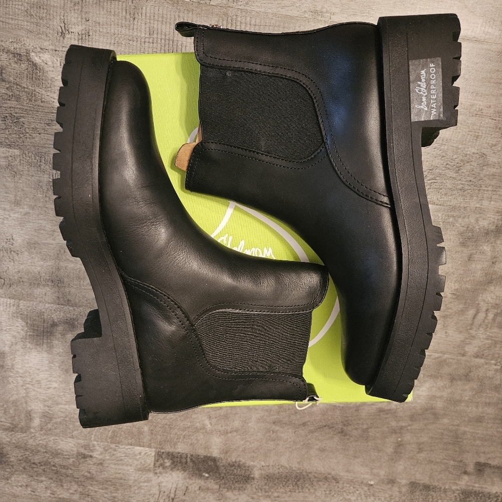 Sam Edelman Justina black leather boots - Picture 7 of 8